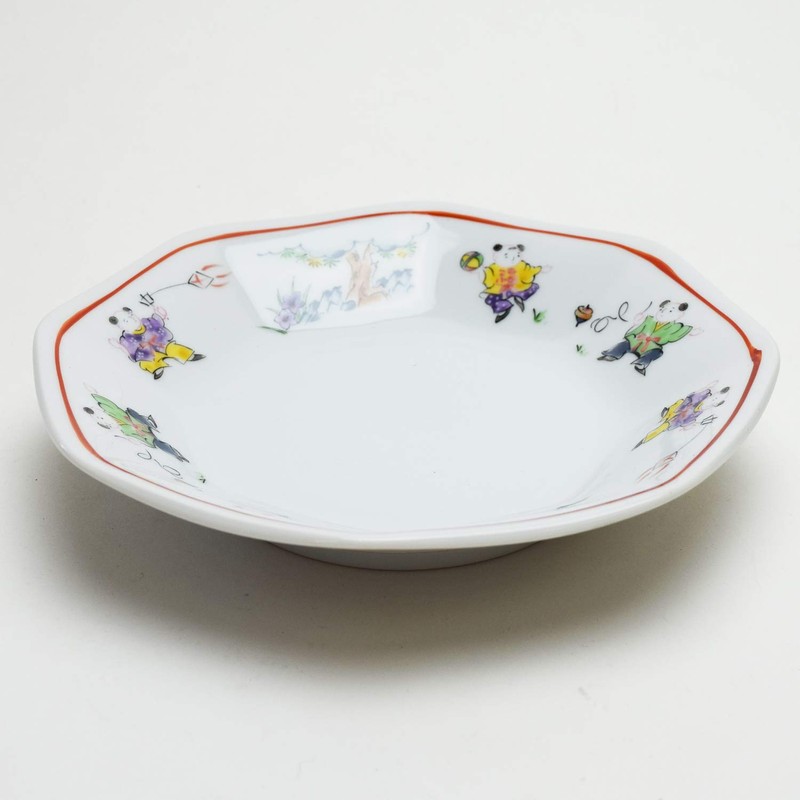 Gold Five AM-IR002 Karako Octagonal Fried Rice Dish