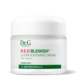 Dr.G Miracle House Dr.G Red Blemish Clear Soothing Cream 70ml jar type soothing moisture 444482 / 미라클하우스 닥터지 레드 블레미쉬 클리어 수딩 크림 70ml 단지형 진정 수분 444482