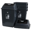 Ortodayes 4-Pack 16 Gollon Large Garbage Cans with Lids, Plastic