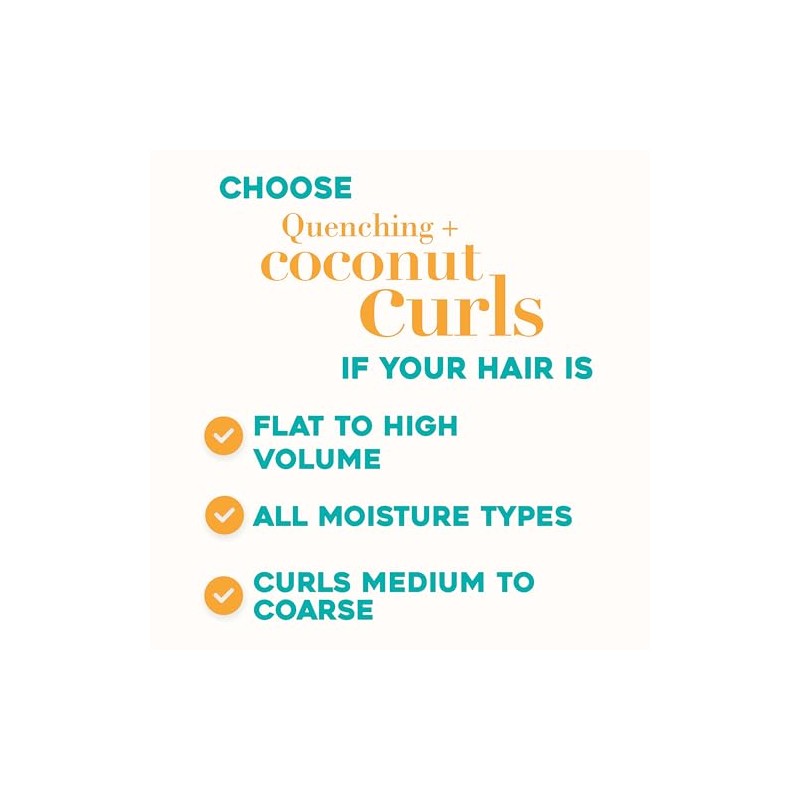 OGX Coconut Curls Shampoo, 25.4 fl oz
