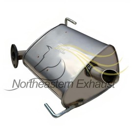 Northeastern Exhaust | Stainless Steel Driver Side Exhaust Muffler Compatible for Subaru Outback 2005-2009 2.5L | Free Gasket Included | Automotive Replacement Part | Turbocharged