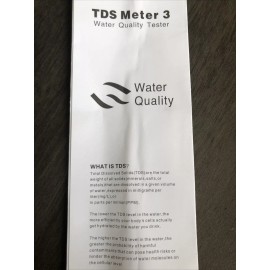 TDS Meter 3 Quality Water Tester