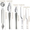 5 Pieces Culinary Drawing Decorating Spoon Set, Drizzle Spoons, Cooking