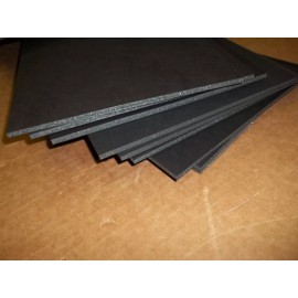 Unbranded 10 -  8x10 Foam Core 3/16" Thick  8" x 10" Black Foamcore Foam Board Backing