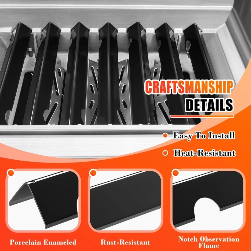 For Weber Flavorizer Bars for Weber Genesis II E-410 E-435