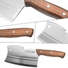 Kitory Meat Cleaver, Butcher Knife, Bone Cutter Dual Edges, Heavy
