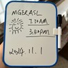 MGERASL Magnetic Whiteboard, Erasable Notepad, Portable Drawing Board, Teaching Whiteboard,