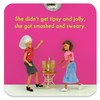 Bold & Bright - Funny 'Tipsy and Jolly' Coaster -