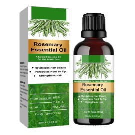 Aceite Capilar De Romero Para Fortalecer El Cuero Cabelludo,