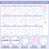 Large Dry Erase Calendar for Wall – Undated Yearly Wall