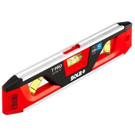 SOLA TPRO Torpedo Level, 9-Inch, Magnetic, Black/Red