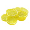 Tegg ArtificiaLemon Limes Slice 12PCS Yellow Lifelike Fake Lemon Limes