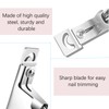 DOETYD Nail Cutter Clippers for False Acrylic Nails Nail Edge