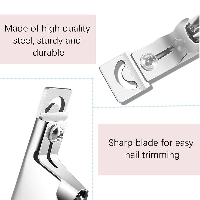 DOETYD Nail Cutter Clippers for False Acrylic Nails Nail Edge