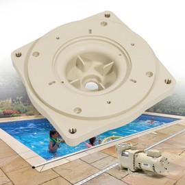 356012 Seal Plate, Almond Mounting Plate for Pentair SuperFlo Pool Inground Pump, for SuperFlo VS/VST Variable Speed Pump, for Pinnacle High Flow Pump, for Sta-Rite Supermax Pump (1 Year Warry-Free)