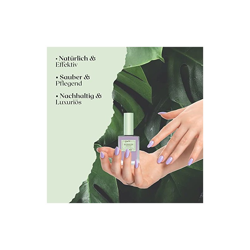 Nail Polish Quick Drying Purple (Lilac Delight) - Natural Nail