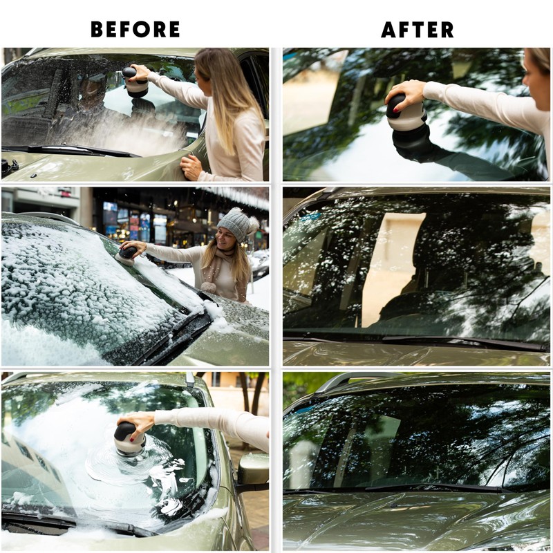 3 in 1 Electric Ice Scraper for Car Windshield, Cleaning