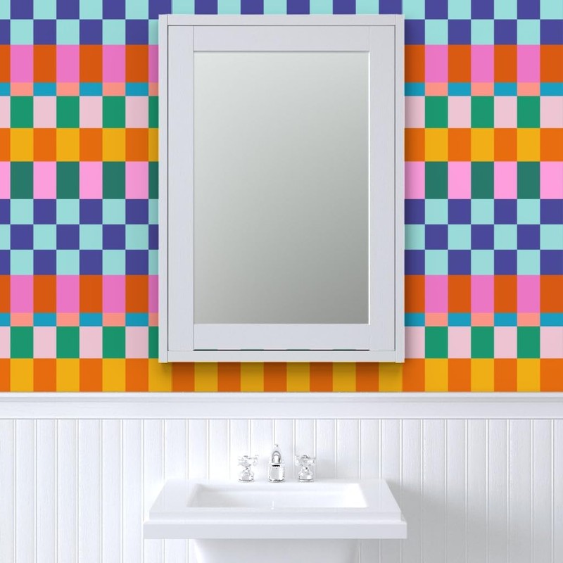 Peel & Stick Wallpaper 3ft x 2ft - Bright Retro