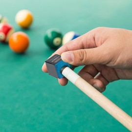 Kichvoe 12pcs Pool Cue Chalk Set, Deep Green, 2.5cm Pool Chalk Cubes for Clubs Bars Home