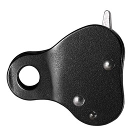 Lixada Rock Climbing Ascender Ultralight Fall Arrest Protection Belay Device Self-Locking 8-13MM Rope Grip Clamp for Outdoor Climbing and Rescue, Black