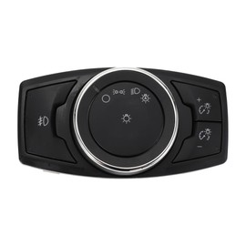 X AUTOHAUX No.CP9Z11654J/HLS1572/1S13817 Headlight Switch for Ford C-Max 2013-2018 Headlamp Dimmer Switch Black