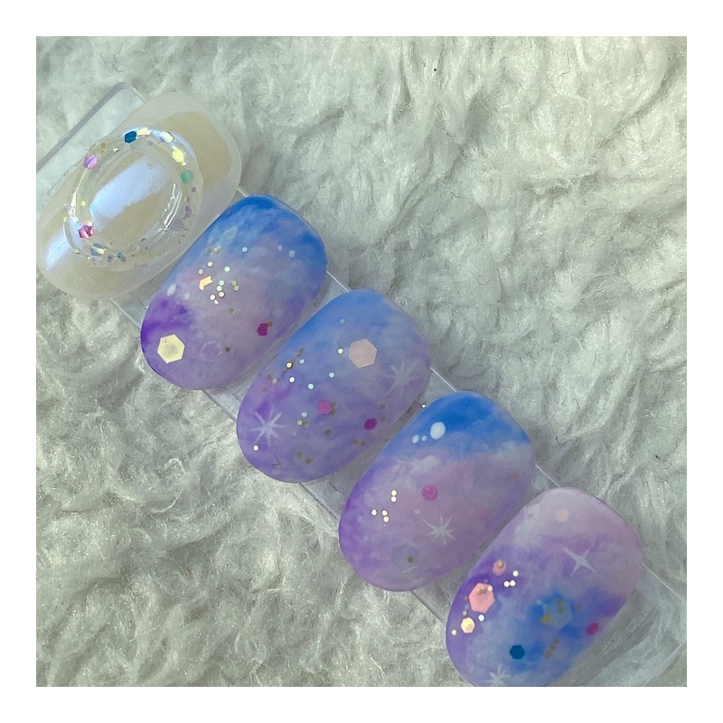 [Janef] Janef Nail Tips Mysterious Make the Milky Way All-Suzero