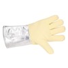 1 Pair Aluminum Foil Gloves High Temp Resistance Heat Insulation