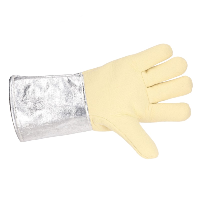 1 Pair Aluminum Foil Gloves High Temp Resistance Heat Insulation