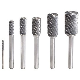 KS Tools 515.3233 Hard metal cylinder rotary burr form A with spur gearing, 8mm