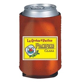 Pacifico Clara Cerveza 12oz Beer Can Cooler Holder Kaddy Coolie Huggie