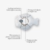 Display Buddie Adjustable Wall Plate Hanger - Secure For Oval
