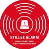 Sticker Warning "Silent Alarm This Object Is Electronically Secured" Notice