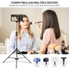 VIJIM Light Tripod Stand for Live Streaming, 6.2ft Lightweight Aluminum