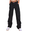 WZIKAI Cargo Pants for Women High Waisted Casual Pants Baggy