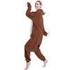 DOITNOW Sloth Pajamas Unisex Adult Jumpsuit Animal Cosplay Costumes (L,