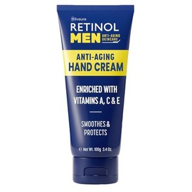 LIVAURA - Crema de manos con retinol para hombres, humectante de manos antienvejecimiento, 3.4 onzas | Available for Men & Women; Vitamin-enriched for