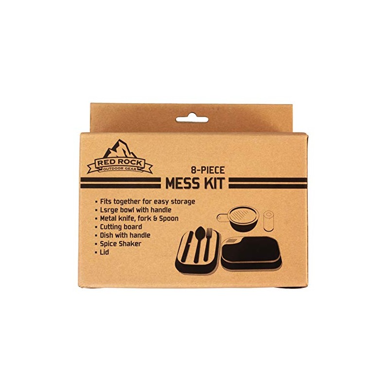 Red Rock Outdoor Gear Mess Kit (8-Piece)