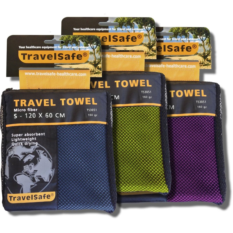 TravelSafe Unisex TS3041.0017 Traveltowel, Microfibre, 40 X 80 cm, Xs,