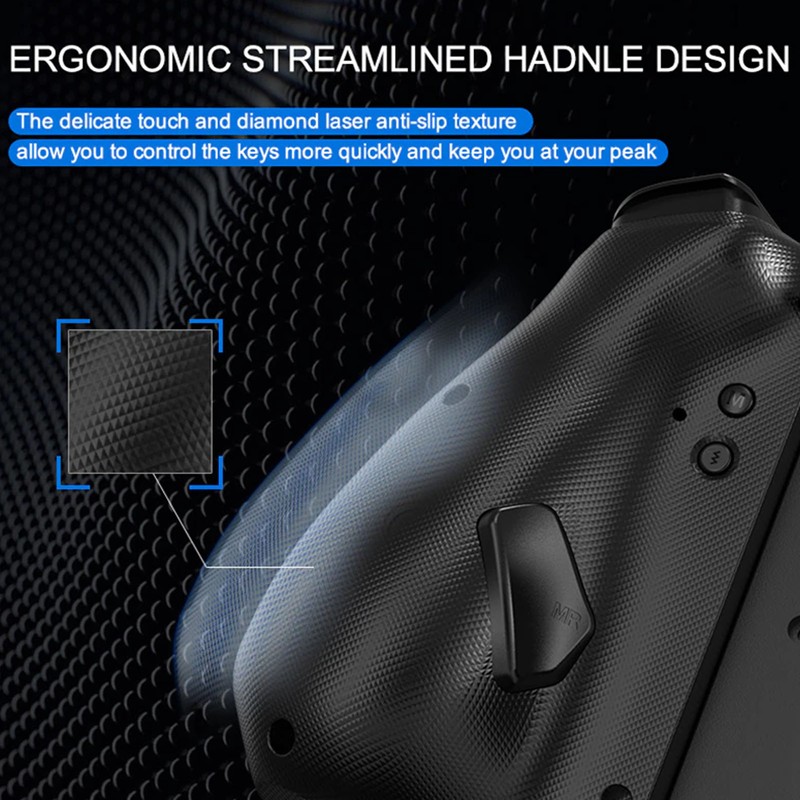 Wireless Gamepad Joypad Controller 6 Axes Gyro Dual Vibration Turbo