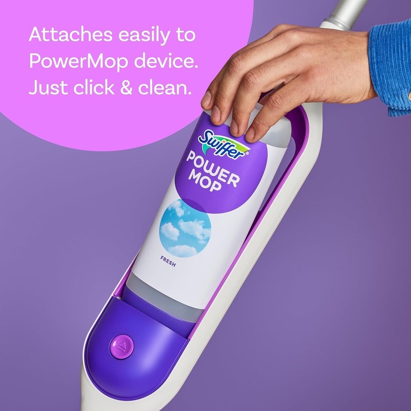 Swiffer Power Mop Floor Cleaning Solution Fresh Scent Floor Cleaner,25.3