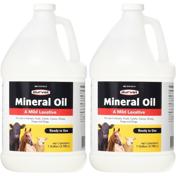 (2 Pack) Mineral Oil 1 Gallon Each