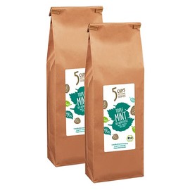 5 Cups and Some Leaves - "Triple Mint" | Loose Tea Mint | Herb Tea | Organic & Vegan | Catering | 2 x 100 g