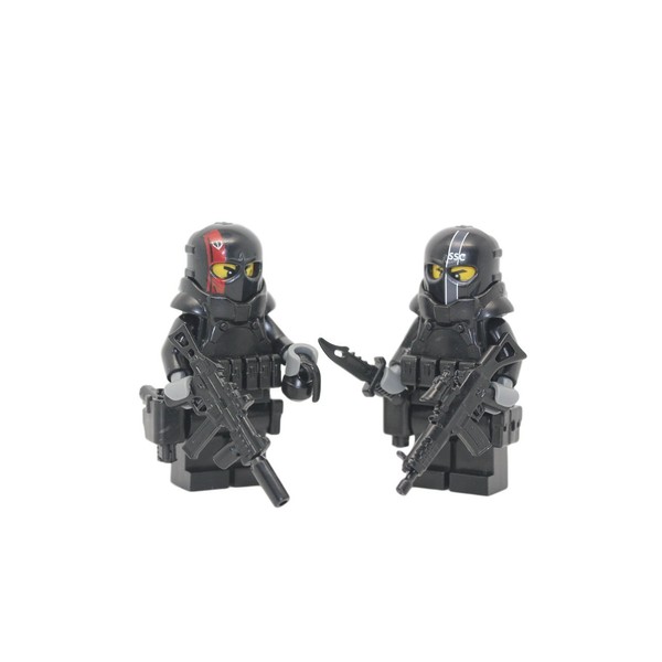 Modern Brick Warfare Army of Two Military Contractors Custom Minifigures