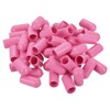 sourcing map 100pcs Rubber End Caps 7mm ID Vinyl PVC