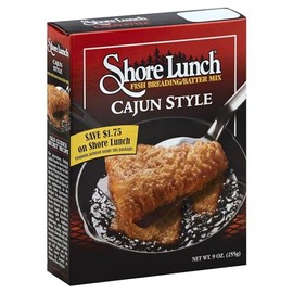 Shore Lunch Cajun Style Fish Breading & Batter Mix, 9 Ounce (Pack of 10)