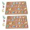 WOONEKY 2 Sets Arabic Alphabet Puzzle Early Logic Educational for