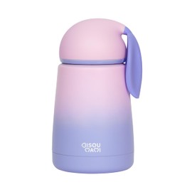 BISOU MAMI® Stainless Steel Thermos Flask for Baby and Children - Leak-proof Insulated Bottle Cataleya in Cute Design - BPA Free Water Bottle with 100% Insulation - Thermos Bottle 300 ml