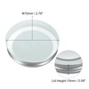 uxcell 8 Pcs Mason Jar Lids, 70mm/2.76" Regular Mouth Tin