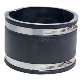 Fernco P1004-88 Flexible PVC Pipe Coupling for Concrete to Concrete Plumbing Connections