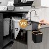 yuejuhe Small Table Rubbish Bin, Mini 2 L, Table Waste